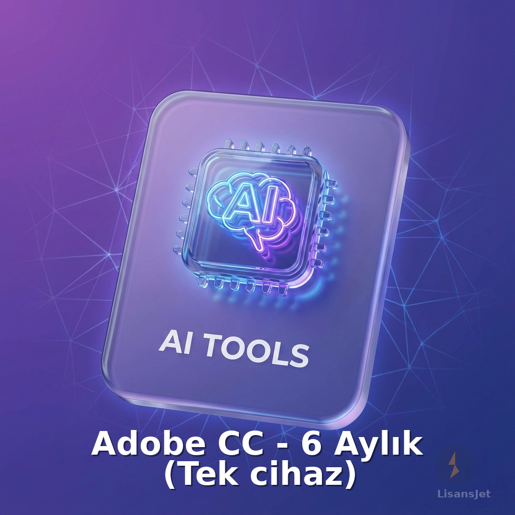 Adobe CC - 6 Aylık (Tek cihaz)